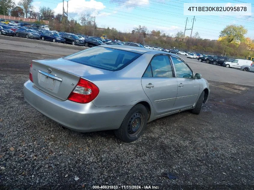 2002 Toyota Camry Xle VIN: 4T1BE30K82U095878 Lot: 40831833