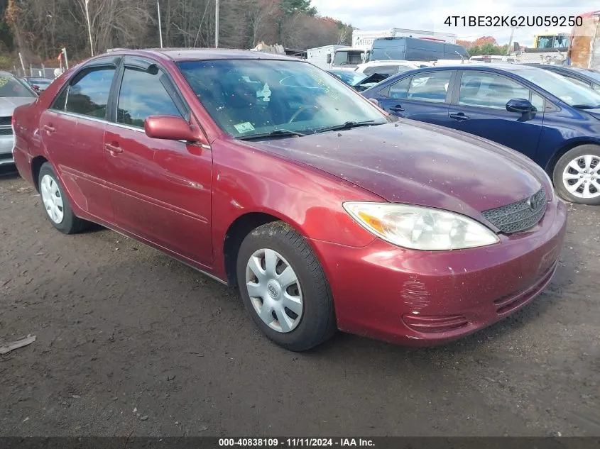 2002 Toyota Camry Le VIN: 4T1BE32K62U059250 Lot: 40838109