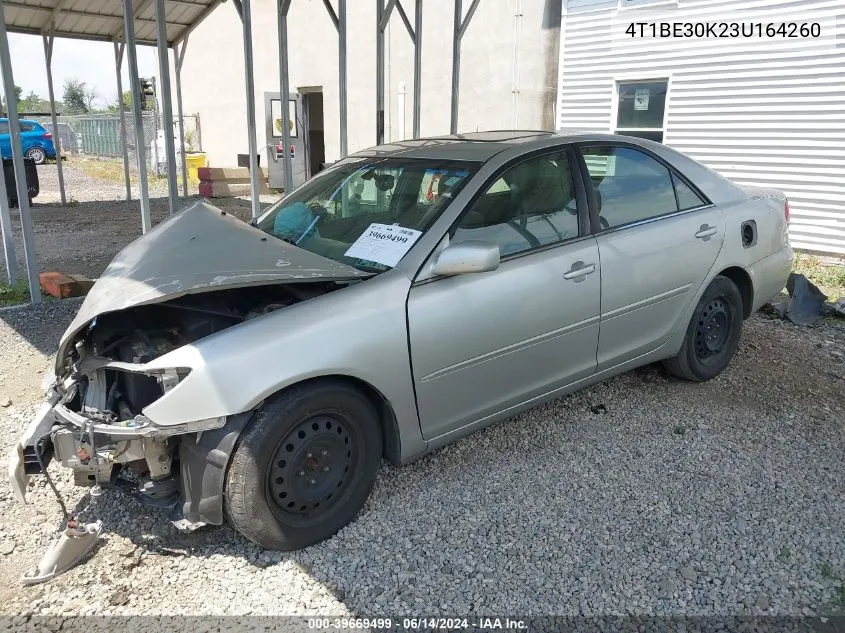 2003 Toyota Camry Xle VIN: 4T1BE30K23U164260 Lot: 39669499