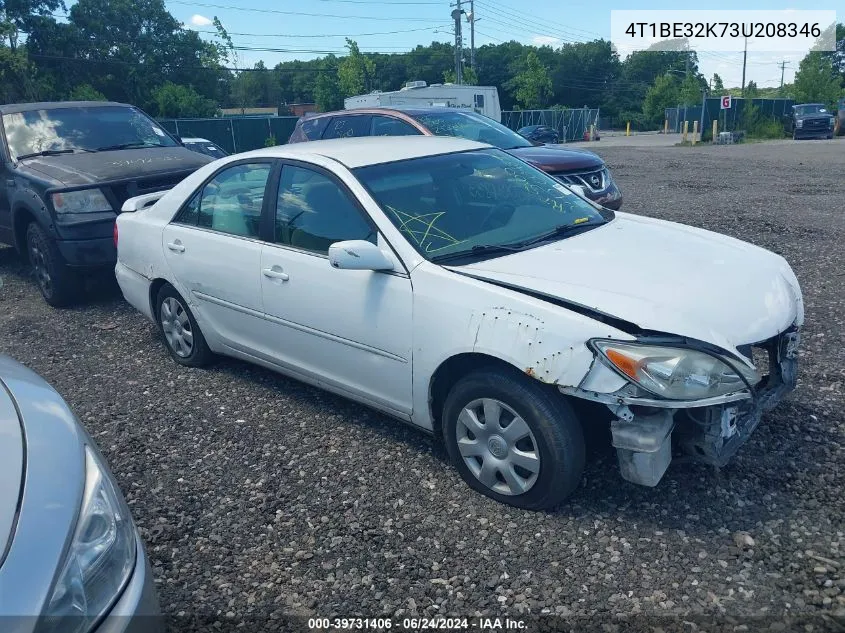 2003 Toyota Camry Le VIN: 4T1BE32K73U208346 Lot: 39731406