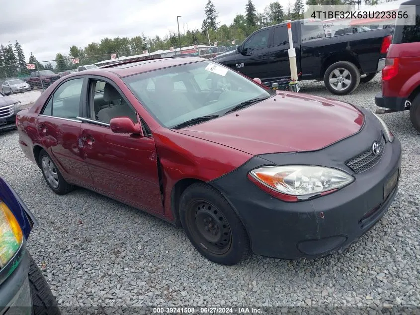 4T1BE32K63U223856 2003 Toyota Camry Le