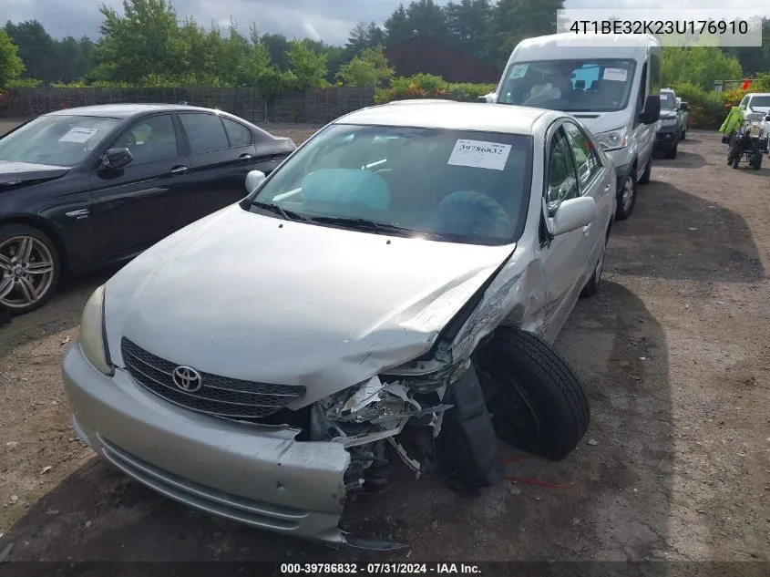 2003 Toyota Camry Le VIN: 4T1BE32K23U176910 Lot: 39786832