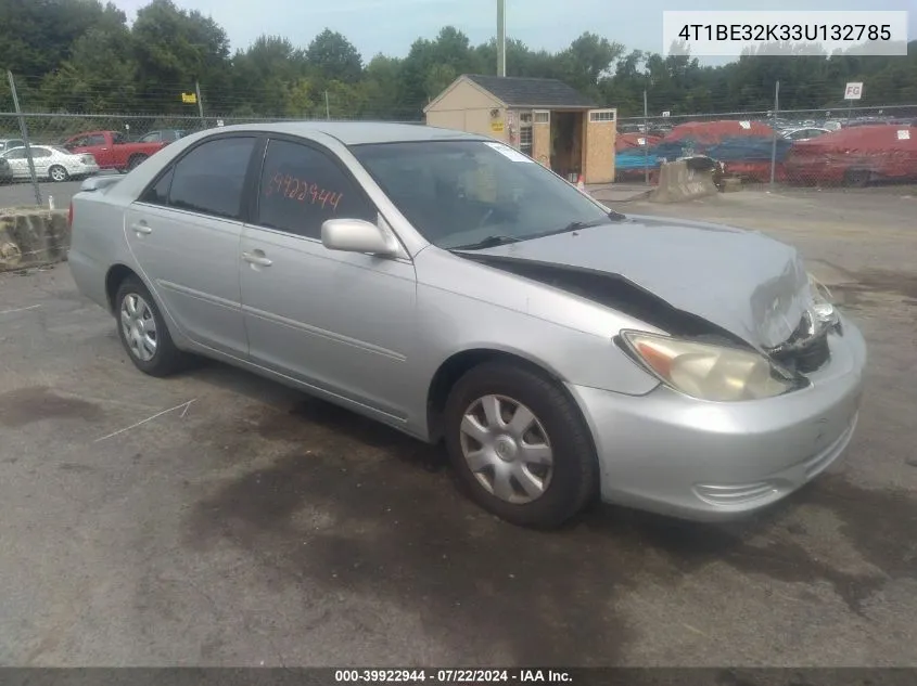 2003 Toyota Camry Le VIN: 4T1BE32K33U132785 Lot: 39922944