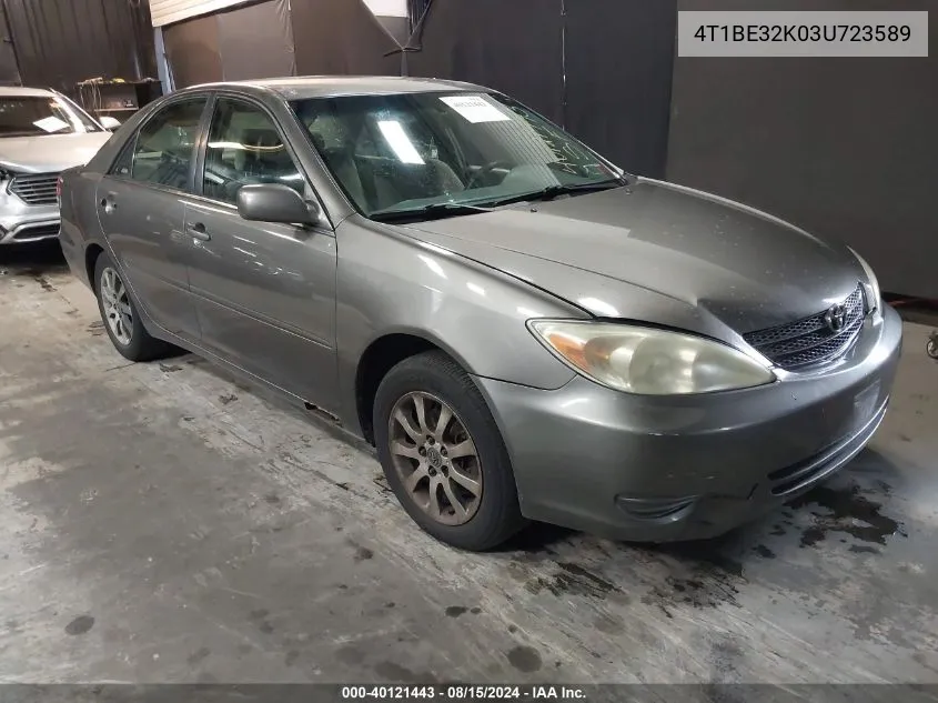 2003 Toyota Camry Le VIN: 4T1BE32K03U723589 Lot: 40121443