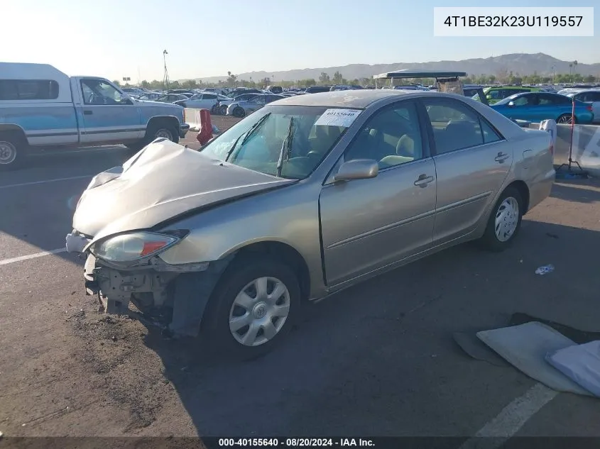 2003 Toyota Camry Le/Xle/Se VIN: 4T1BE32K23U119557 Lot: 40155640