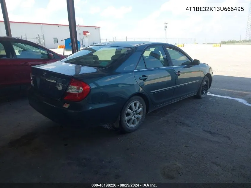 2003 Toyota Camry Xle VIN: 4T1BE32K13U666495 Lot: 40198226