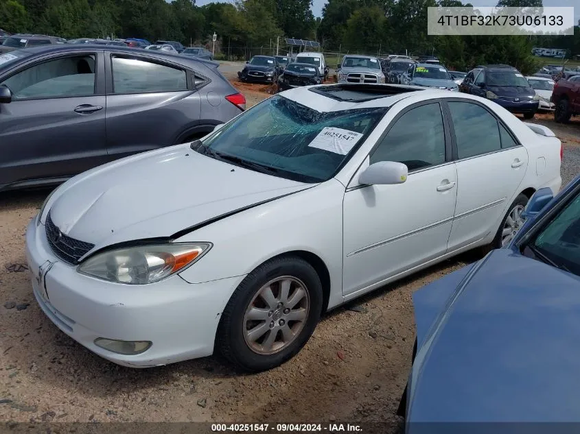 2003 Toyota Camry Le/Xle/Se VIN: 4T1BF32K73U06133 Lot: 40251547