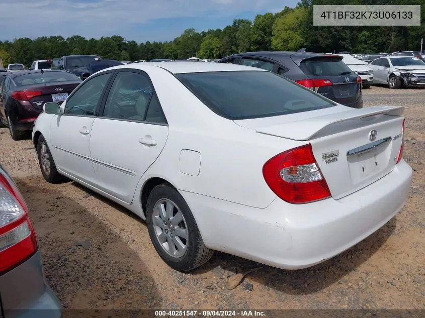 2003 Toyota Camry Le/Xle/Se VIN: 4T1BF32K73U06133 Lot: 40251547