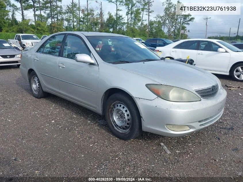 2003 Toyota Camry Se VIN: 4T1BE32K23U761938 Lot: 40282830