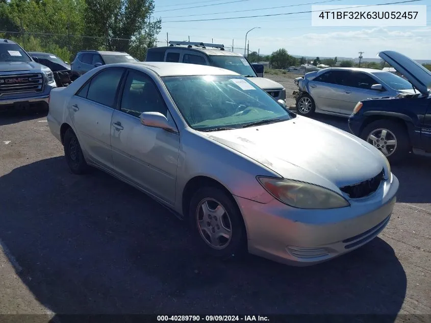 2003 Toyota Camry Le VIN: 4T1BF32K63U052457 Lot: 40289790