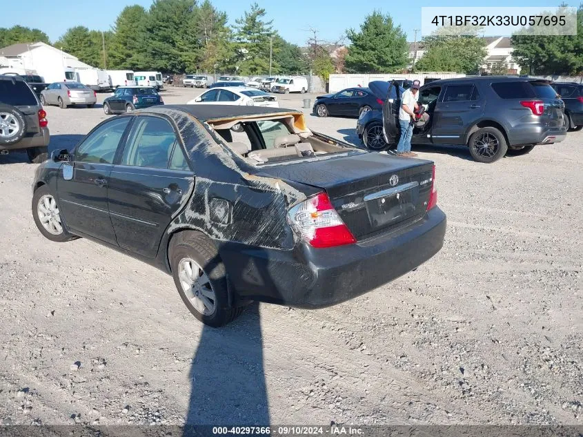 2003 Toyota Camry Le/Xle/Se VIN: 4T1BF32K33U057695 Lot: 40297366