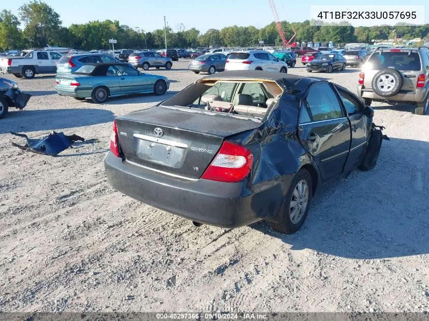 2003 Toyota Camry Le/Xle/Se VIN: 4T1BF32K33U057695 Lot: 40297366