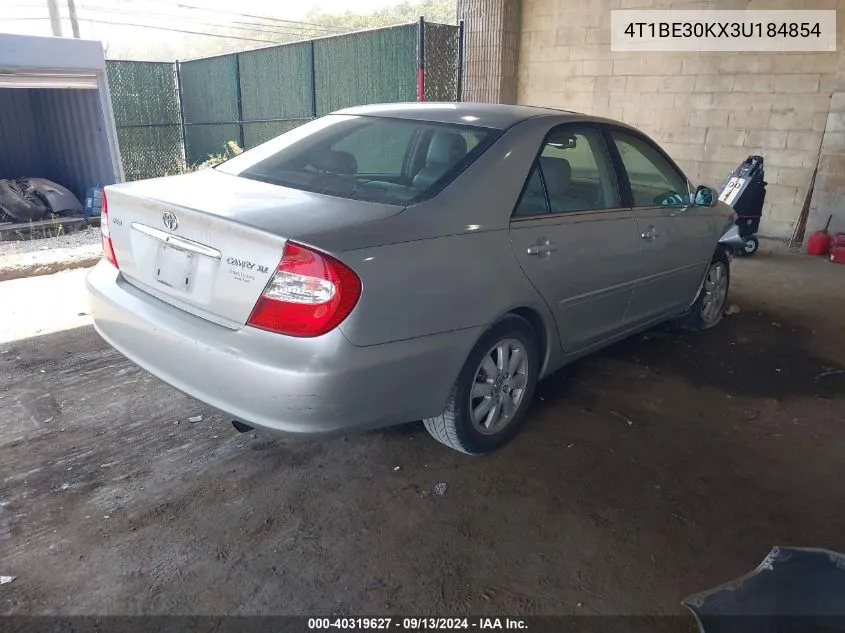 2003 Toyota Camry Xle VIN: 4T1BE30KX3U184854 Lot: 40319627