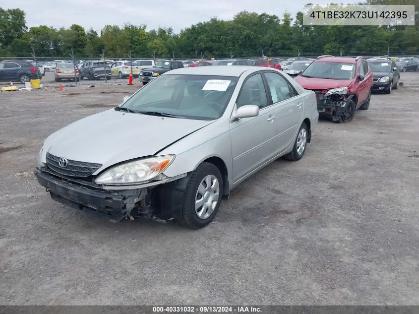 2003 Toyota Camry Le/Xle/Se VIN: 4T1BE32K73U142395 Lot: 40331032