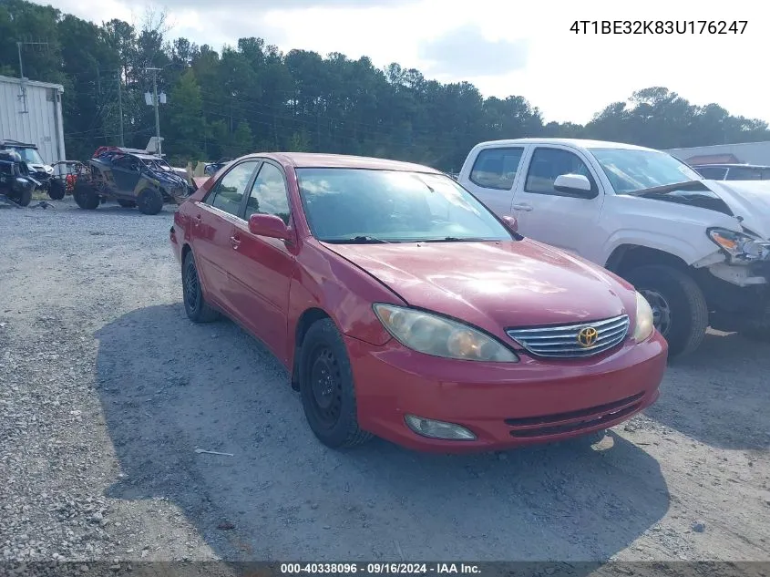 4T1BE32K83U176247 2003 Toyota Camry Le