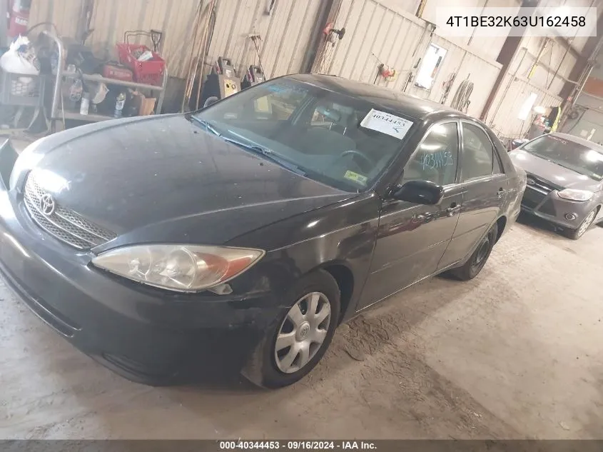 2003 Toyota Camry Le VIN: 4T1BE32K63U162458 Lot: 40344453