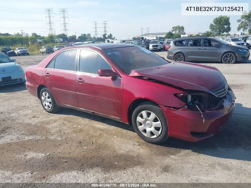 2003 Toyota Camry Le VIN: 4T1BE32K73U125421 Lot: 40346770