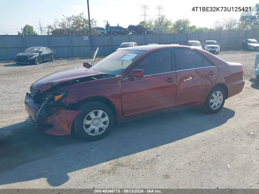 2003 Toyota Camry Le VIN: 4T1BE32K73U125421 Lot: 40346770