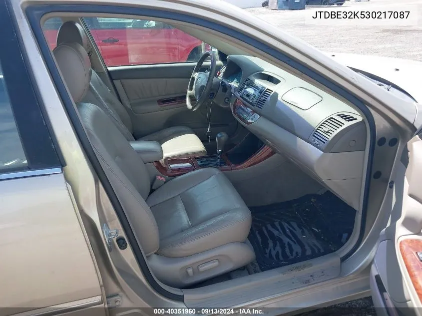 JTDBE32K530217087 2003 Toyota Camry Le/Se/Xle