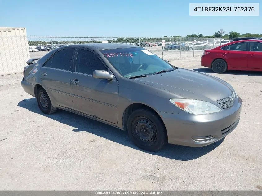 2003 Toyota Camry Le VIN: 4T1BE32K23U762376 Lot: 40354708