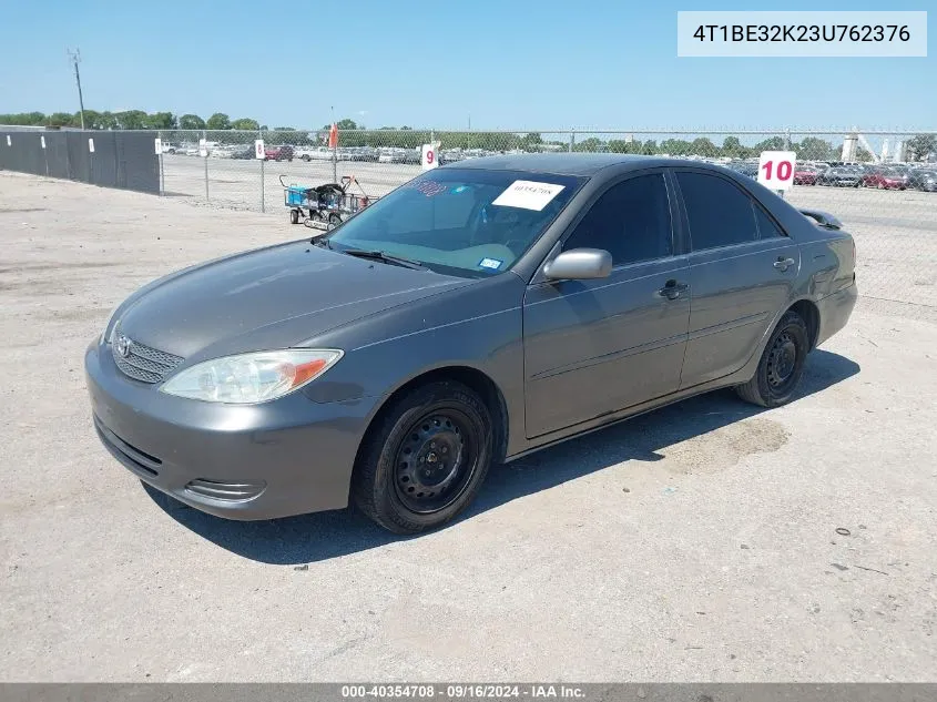 2003 Toyota Camry Le VIN: 4T1BE32K23U762376 Lot: 40354708