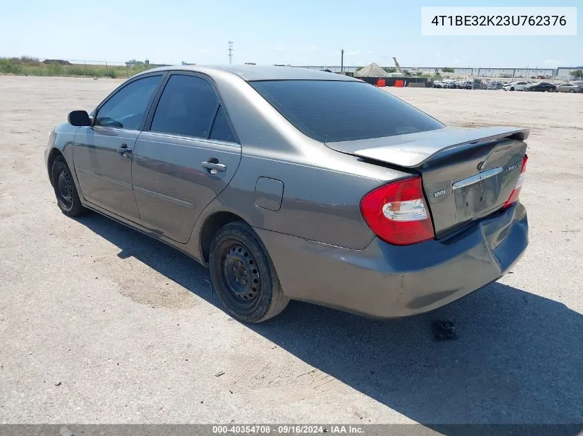 2003 Toyota Camry Le VIN: 4T1BE32K23U762376 Lot: 40354708