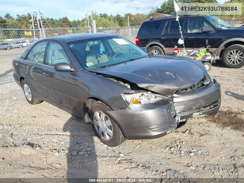 2003 Toyota Camry Le VIN: 4T1BE32K93U788084 Lot: 40358101