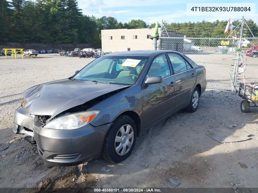 2003 Toyota Camry Le VIN: 4T1BE32K93U788084 Lot: 40358101