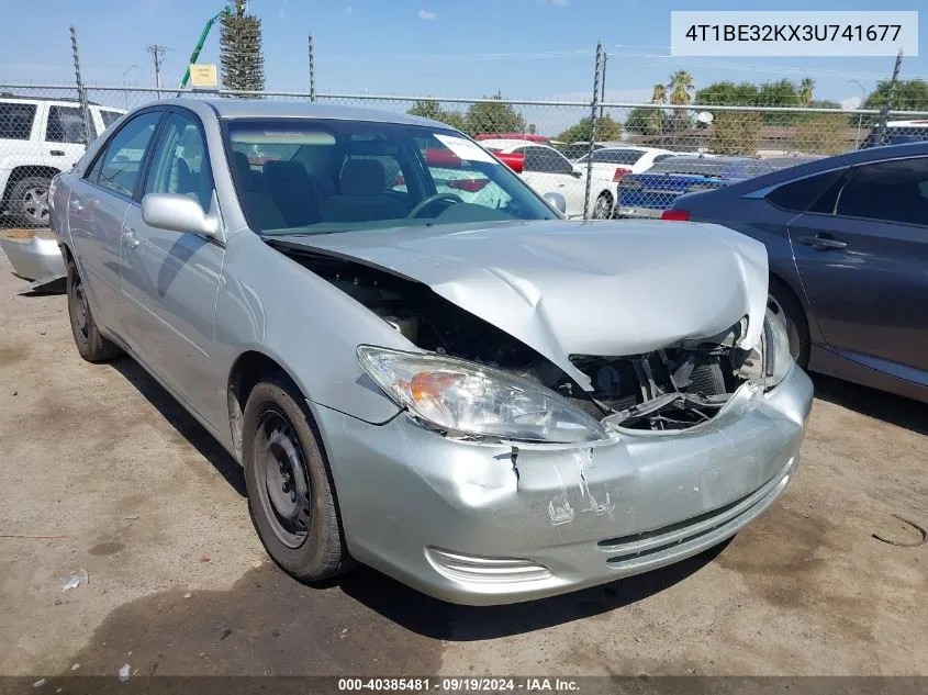 2003 Toyota Camry Le VIN: 4T1BE32KX3U741677 Lot: 40385481