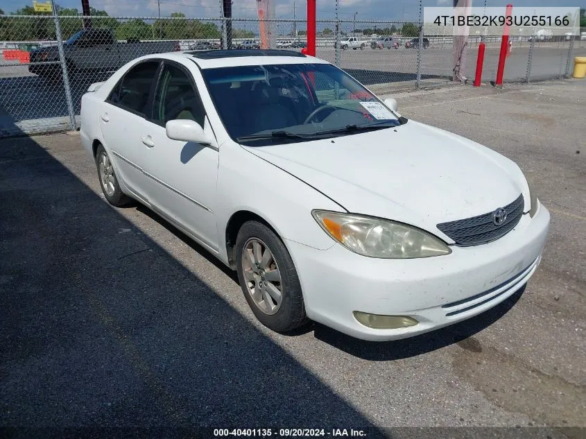 2003 Toyota Camry Xle VIN: 4T1BE32K93U255166 Lot: 40401135