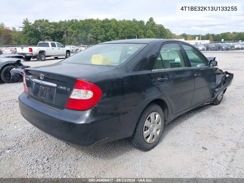 2003 Toyota Camry Le VIN: 4T1BE32K13U133255 Lot: 40406417