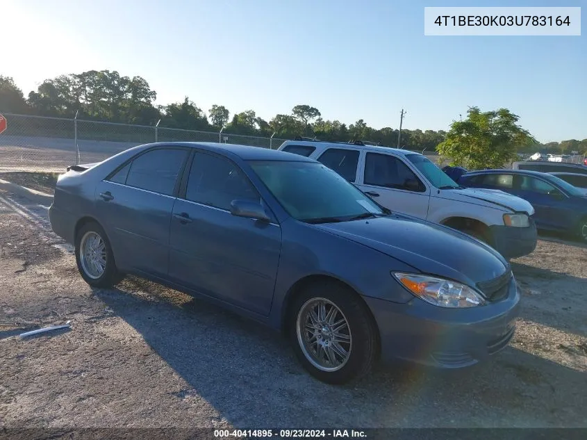 2003 Toyota Camry Le/Xle/Se VIN: 4T1BE30K03U783164 Lot: 40414895