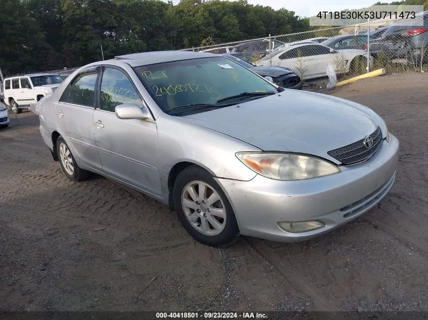 2003 Toyota Camry Xle VIN: 4T1BE30K53U711473 Lot: 40418501