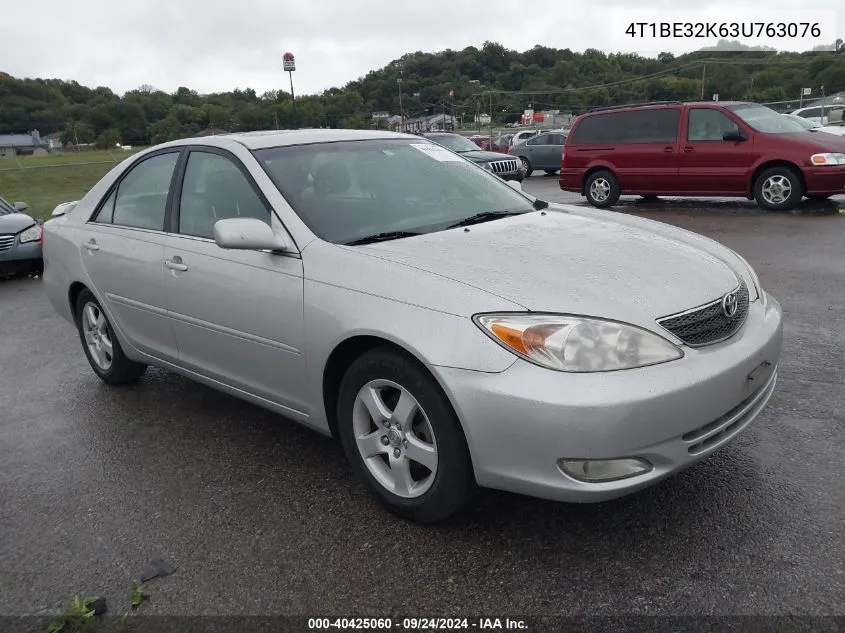 2003 Toyota Camry Le/Xle/Se VIN: 4T1BE32K63U763076 Lot: 40425060