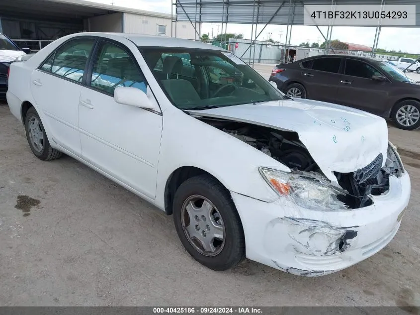 2003 Toyota Camry Le/Xle/Se VIN: 4T1BF32K13U054293 Lot: 40425186