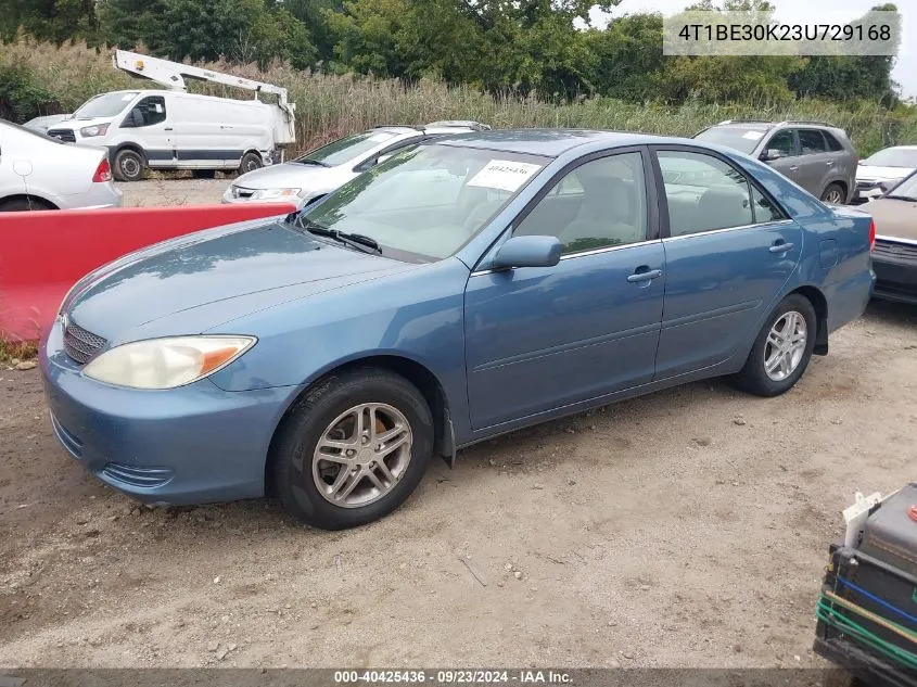 2003 Toyota Camry Le VIN: 4T1BE30K23U729168 Lot: 40425436