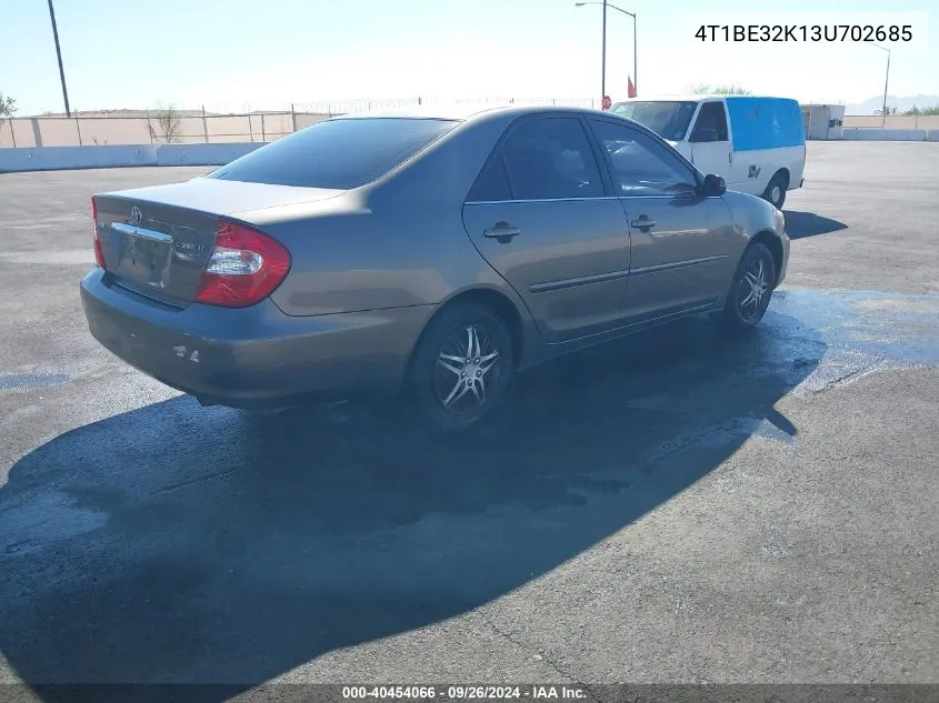 4T1BE32K13U702685 2003 Toyota Camry Le