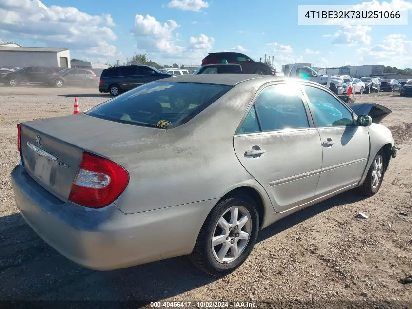 2003 Toyota Camry Xle VIN: 4T1BE32K73U251066 Lot: 40456417