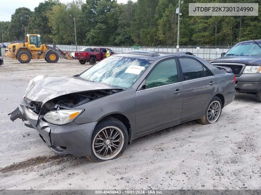 2003 Toyota Camry Se VIN: JTDBF32K730124990 Lot: 40456643