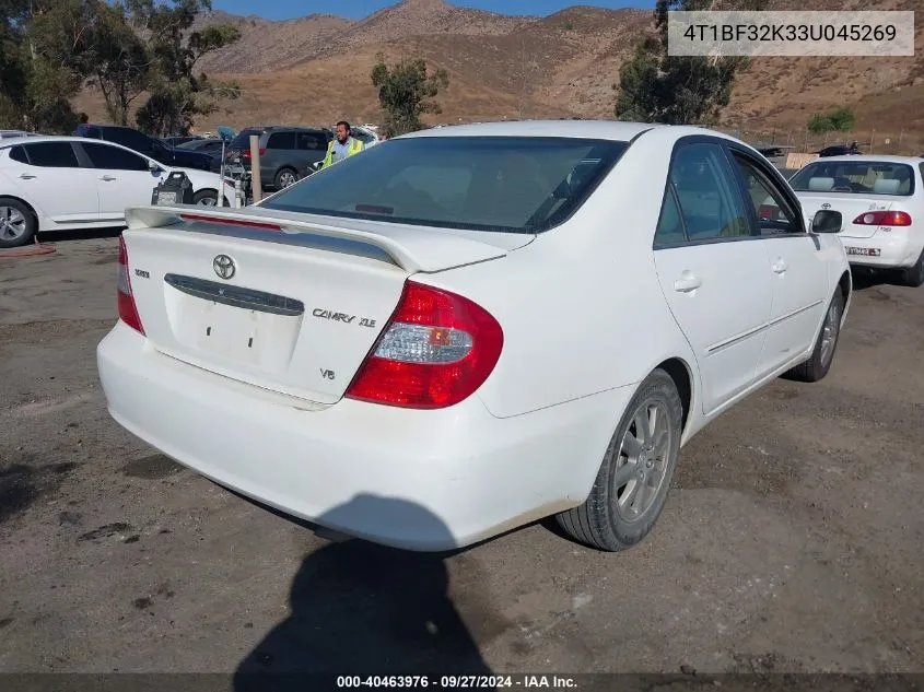 4T1BF32K33U045269 2003 Toyota Camry Xle V6