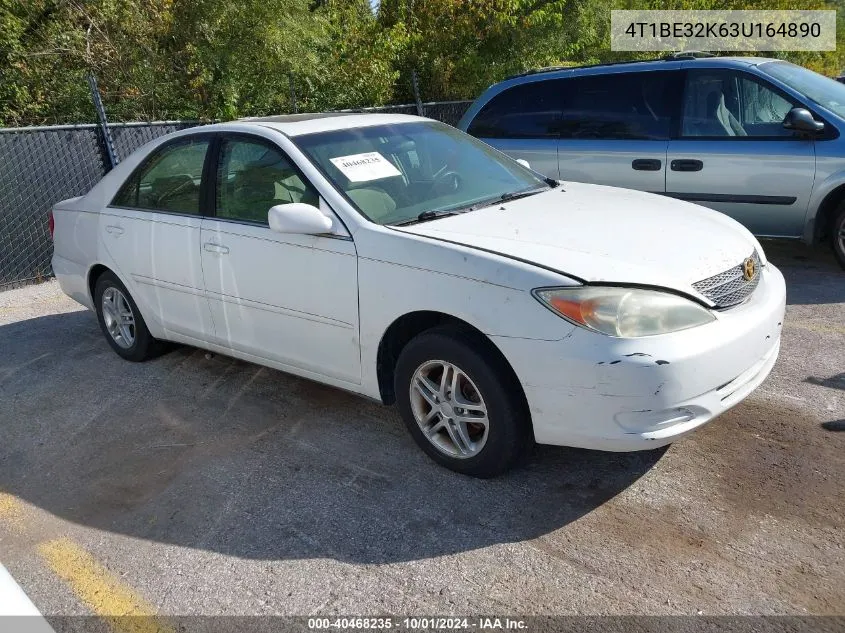 2003 Toyota Camry Le/Xle/Se VIN: 4T1BE32K63U164890 Lot: 40468235