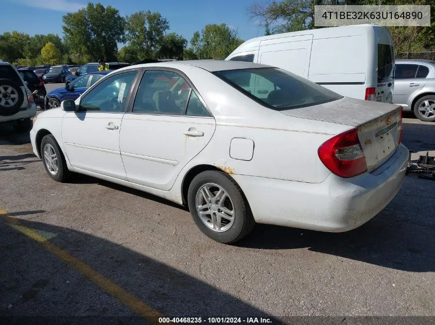 2003 Toyota Camry Le/Xle/Se VIN: 4T1BE32K63U164890 Lot: 40468235