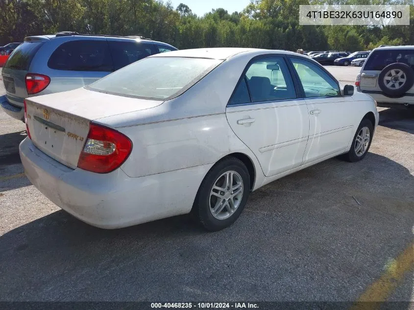 2003 Toyota Camry Le/Xle/Se VIN: 4T1BE32K63U164890 Lot: 40468235