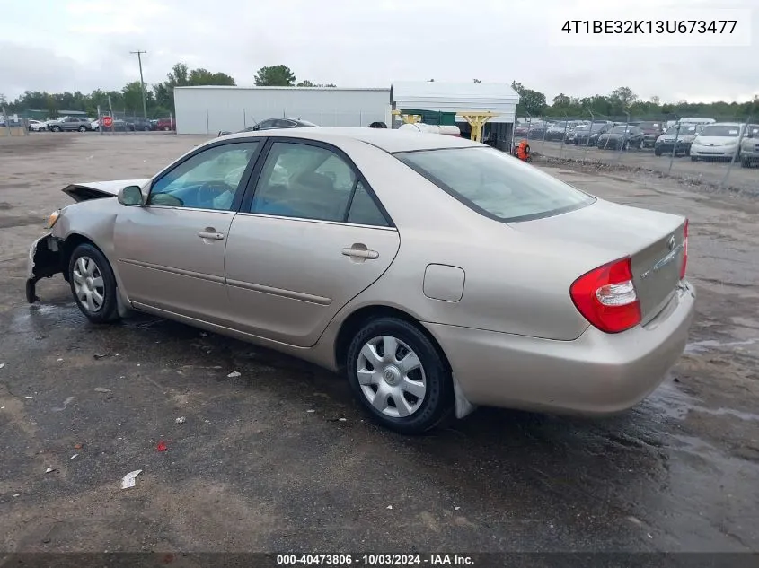 4T1BE32K13U673477 2003 Toyota Camry Le