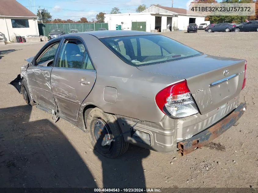 2003 Toyota Camry Le VIN: 4T1BE32K23U757372 Lot: 40494543