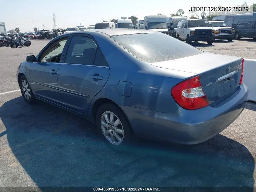 2003 Toyota Camry Xle VIN: JTDBE32KX30225329 Lot: 40501935