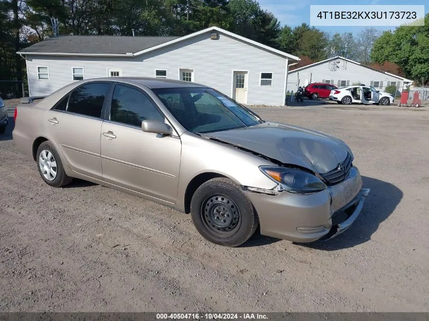 2003 Toyota Camry Le VIN: 4T1BE32KX3U173723 Lot: 40504716