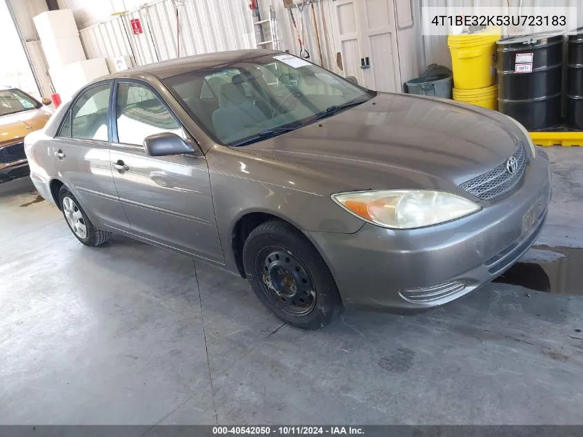 2003 Toyota Camry Le VIN: 4T1BE32K53U723183 Lot: 40542050