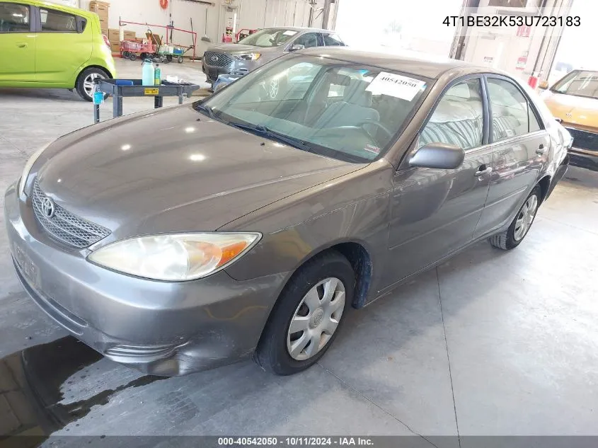 2003 Toyota Camry Le VIN: 4T1BE32K53U723183 Lot: 40542050