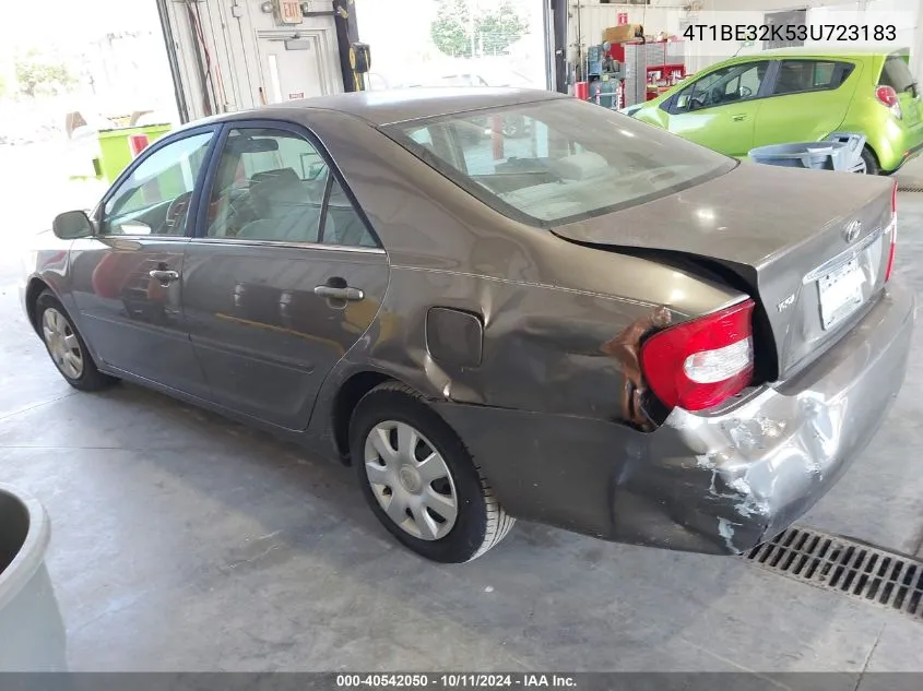 2003 Toyota Camry Le VIN: 4T1BE32K53U723183 Lot: 40542050